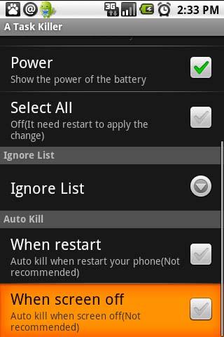 Task Killer Android Tools