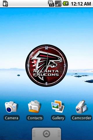 Atlanta Falcons clock widgets Android Personalization