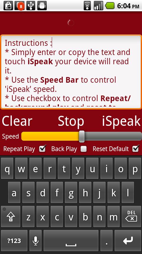 iSpeak Android Tools