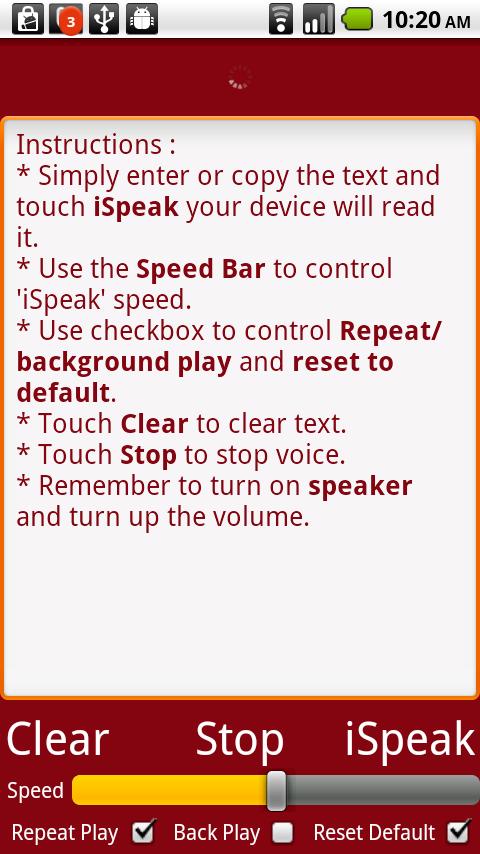 iSpeak Android Tools