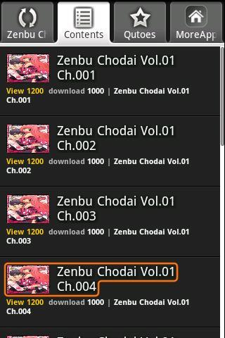 Zenbu Chodai Android Comics