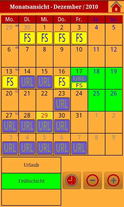 Work Calendar Lite Android Business