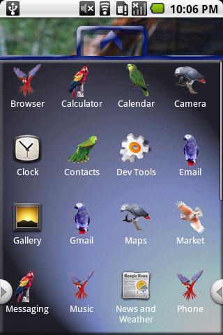 Parrots_Birds Android Personalization