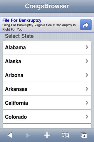 CraigsList Browser