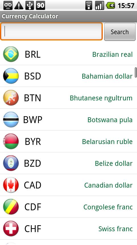 Currency Calculator Android Travel & Local