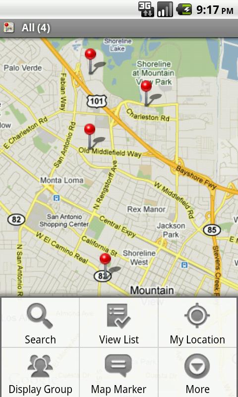 Contact Map Android Social