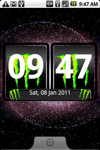 Digital Clock Monster Android Personalization