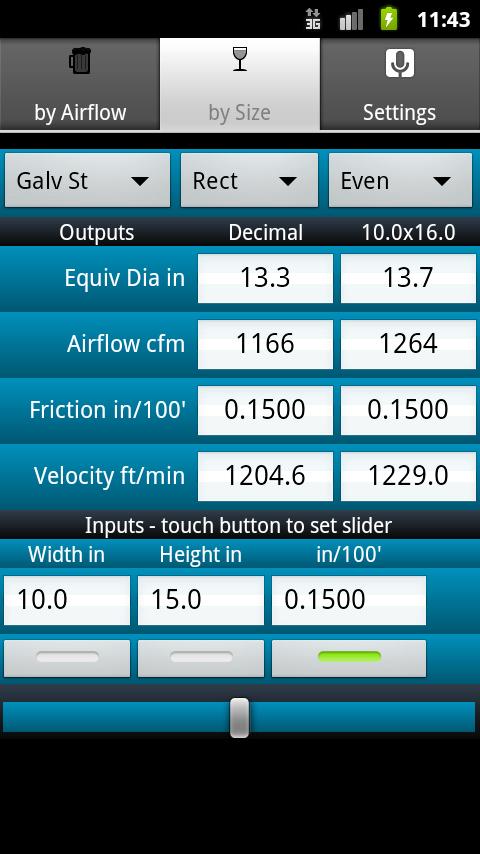 HVAC Buddy Duct Calc Android Business