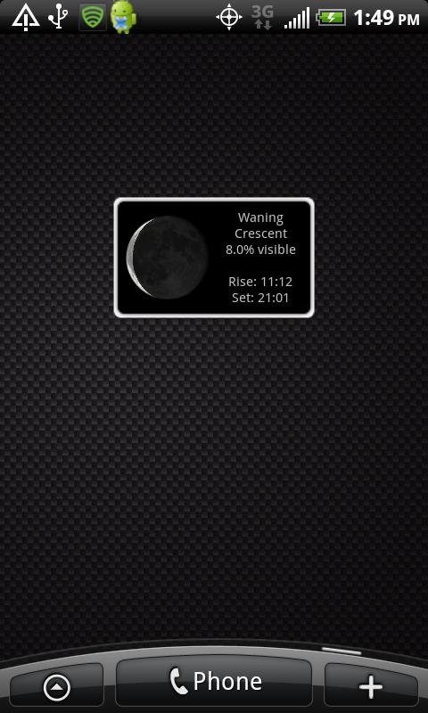 Moon Phase Widget Free