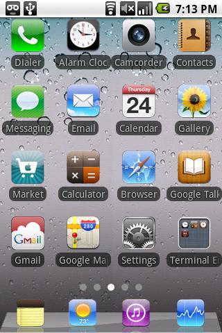 iPhone 4 Theme Android Personalization
