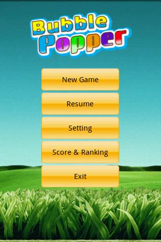 Bubble Popper Android Sports Games