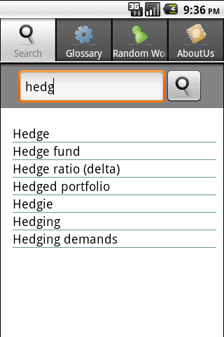 Business & Finance Dictionary Android Education