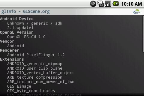 glInfo Android Books & Reference