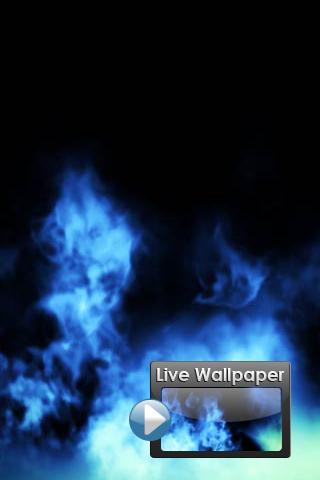 Blue Fire Live Wallpaper Free Android Personalization