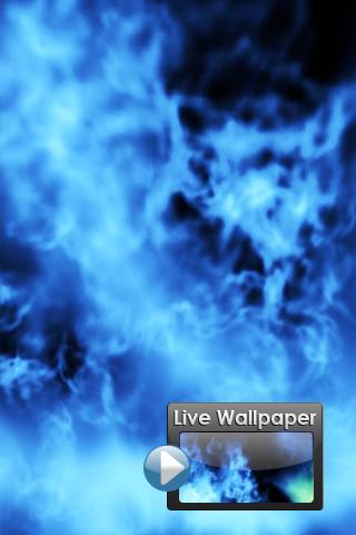 Blue Flame Live Wallpaper Free Android Personalization