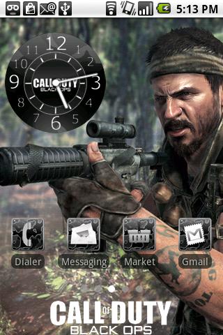 Call of Duty: Black Ops Theme Android Personalization