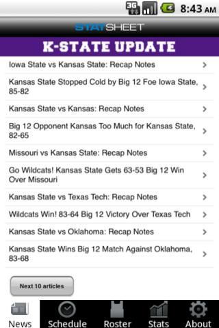 K-State Update Android Sports