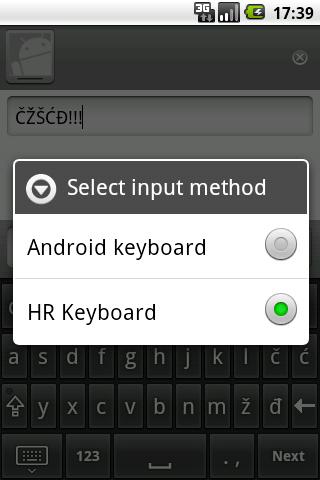 Croatian keyboard Android Productivity