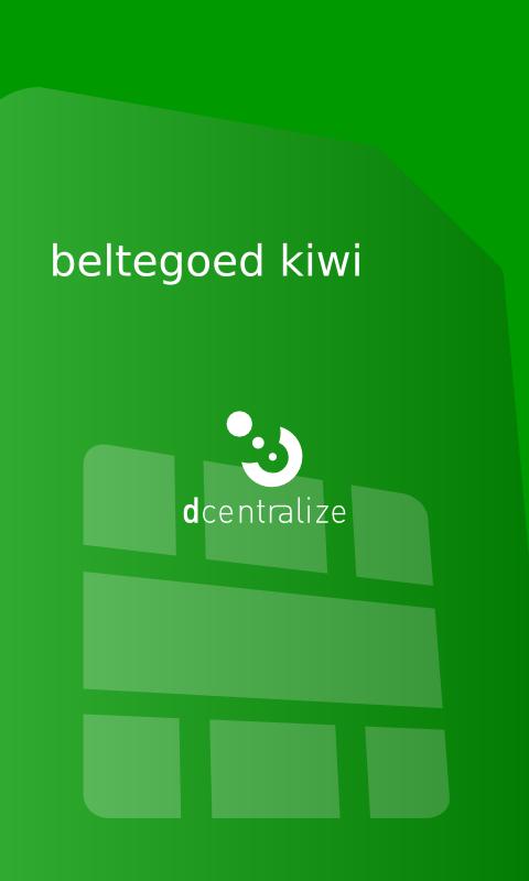 Beltegoed Kiwi