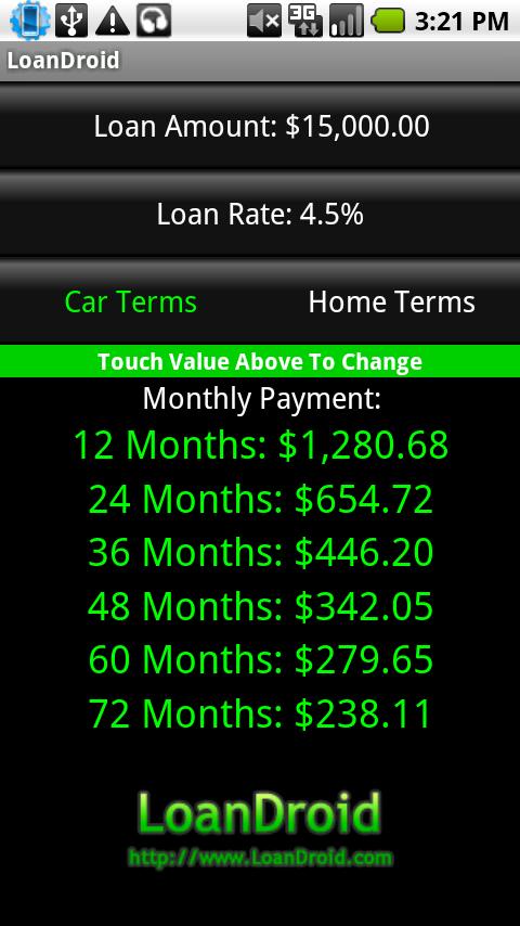 Loan Calculator – LoanDroid Android Finance