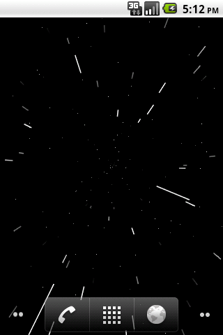 Starfield Twist Live Wallpaper