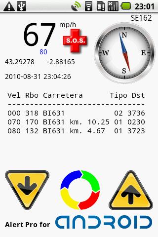 Alert Pro BT Control Center Android Travel & Local