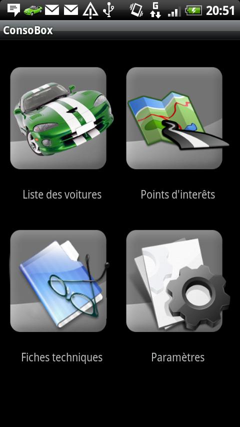ConsoBox  Gerer sa voiture
