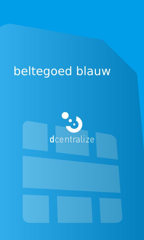 Beltegoed Blue Android Communication