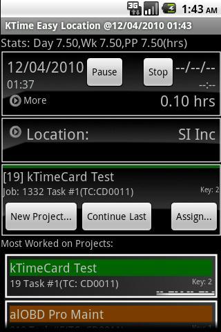 kTime Card Android Tools