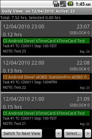 kTime Card Android Tools