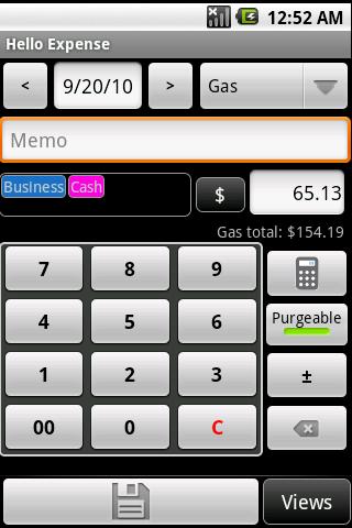Hello Expense Android Finance