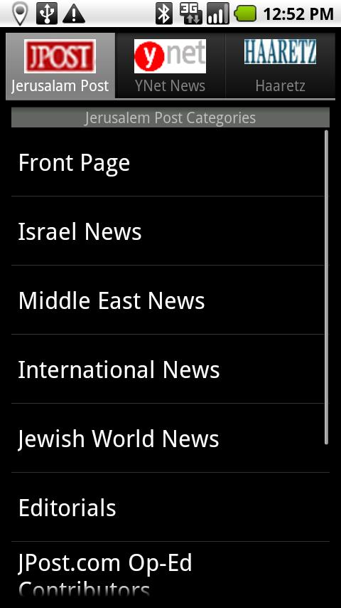 Israeli News English Android News & Magazines