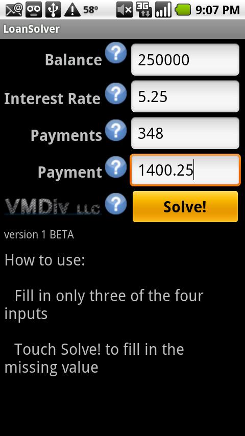 LoanSolver Android Finance