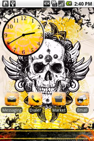 Skull Theme Android Personalization