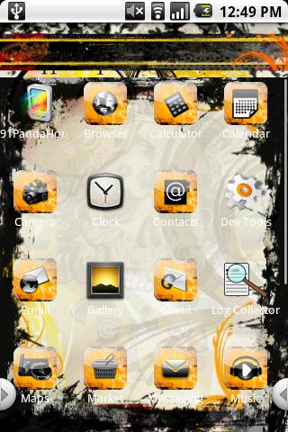 Skull Theme Android Personalization