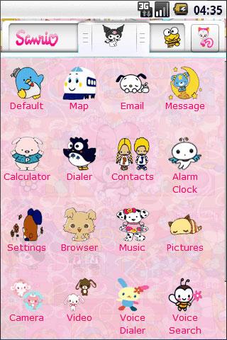 Sanrio Fun Android Personalization