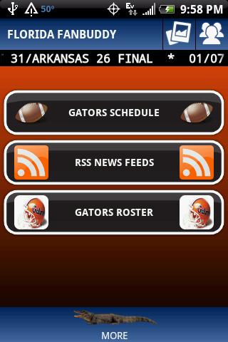 Gators Football FanBuddy Android Sports