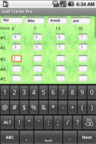 Golf Tracks Pro Android Sports