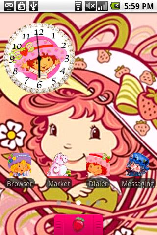 Strawberry Shortcake Theme Android Personalization