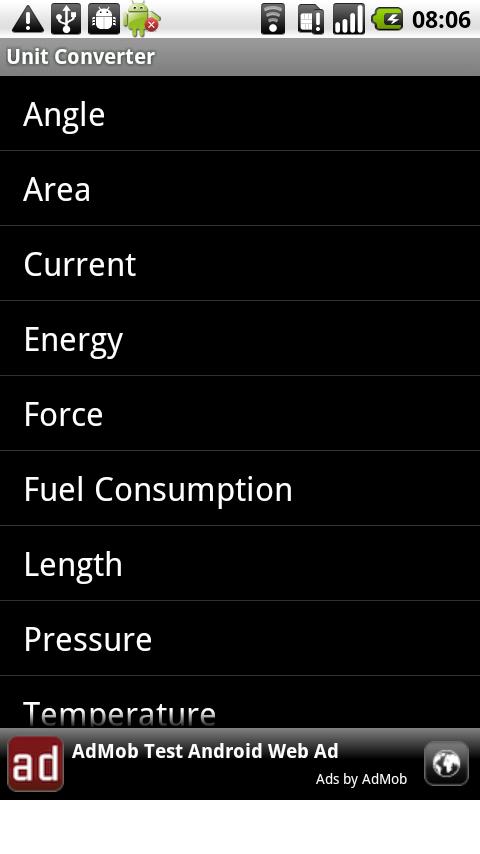 TM Unit Converter Android Tools