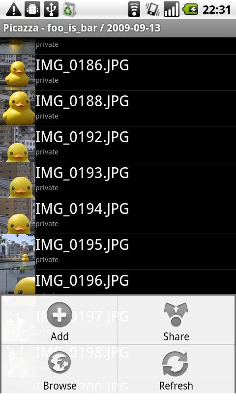 Picazza – tiny picasa client Android Photography