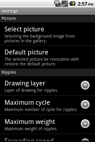 Touch Ripples Android Personalization