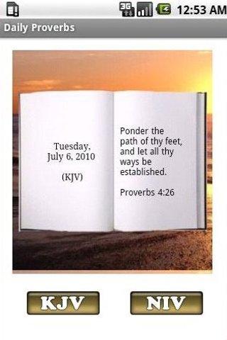 Daily Bible Proverbs Android Lifestyle