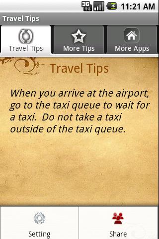 Travel Tips Android Travel & Local
