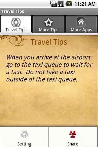 Travel Tips