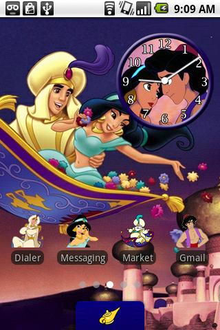 Aladdin Theme Android Personalization