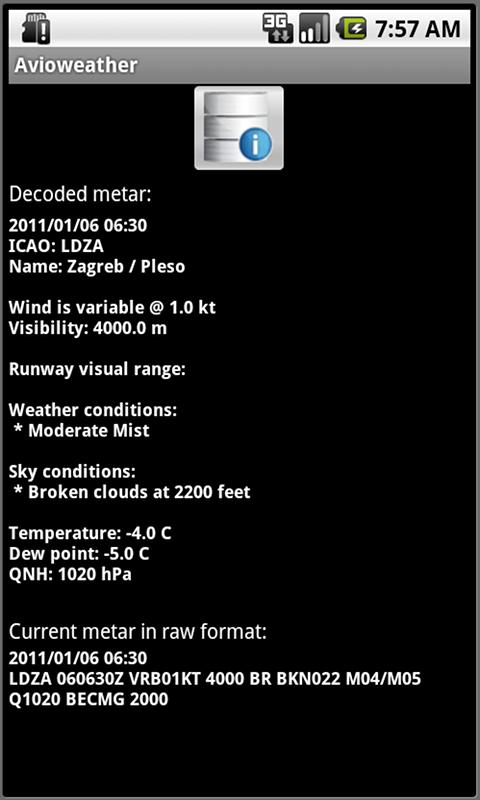Avioweather Android Weather