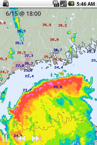 Helsinki Testbed Weather View