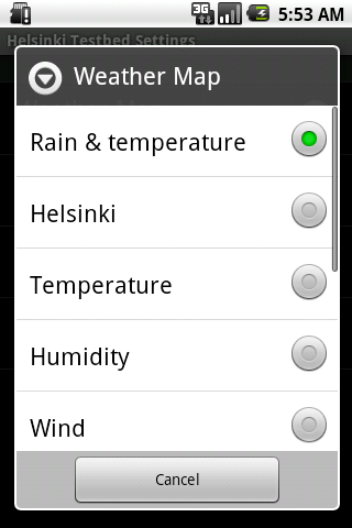 Helsinki Testbed Weather View Android News & Magazines