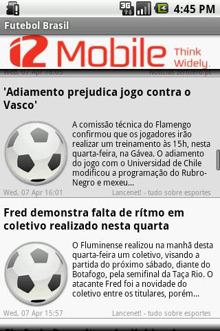 Futebol Brasil Android Sports